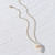 Handmade Natural Quartz Stone Wrap Braid Chain Necklace