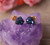 Rainbow Natural Druzy Geode Agates Chip Beads Stud Earrings
