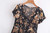 V-neck Short Sleeve Mini Dress