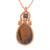 Natural Rope Wrapped  Healing Crystal Quartz Stone Necklace