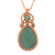 Natural Rope Wrapped  Healing Crystal Quartz Stone Necklace