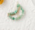Cute Colorful Crystal DIY Half Moon Hair Clips