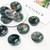 Natural Aquatic Agate Crystal Engraving Craft Gemstone