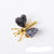 Natural Amethyst Butterfly Energy Crystal Gem Ornament