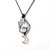 Polished Healing Crystal Gemstone Net Pocket Charm Pendant
