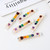 Wire Wrapped Seven Chakra Heart Shaped Healing Crystal Stone