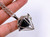 Natural Reiki Healing Crystal Gemstone Locket Necklace