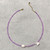 Natural Bohemia Blue Seed Beaded Choker Necklace