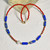 Natural Bohemia Blue Seed Beaded Choker Necklace
