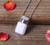 Crystal Essential Oil Diffuser Vial Plated Gold Chain Necklace