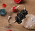 Wire Wrapped Black Tourmaline Beads Open Cuff Bangle Bracelet