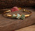 Boho Tiger Eye Stone Chip Beads Open Cuff Bangle Bracelet