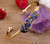 Boho Tiger Eye Stone Chip Beads Open Cuff Bangle Bracelet