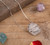 Natural Pink Roses Quartz Nugget Beads Gold Chain Necklace