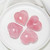 Pink Heart Shape Natural Love Crystal Quartz Gemstone
