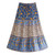 Ruched Ruffle Midi Skirt