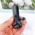 Natural Obsidian Hand Carved Skull Healing Wand Home Decor