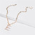 Freshwater Pearl Curb Thick Initial Pendant Necklace