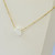 Raw Rough Cut Crystal Stone Gold Plating Chain Necklace