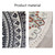 Boho Round Ethnic Style Cotton Linen Tassel Carpet Doormat