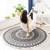 Boho Round Ethnic Style Cotton Linen Tassel Carpet Doormat