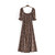 Rayon Pleated Maxi Sundress