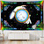 Celestial White Black Colorful Sun Moon Mandala Wall Hanging Tapestry Size 150x100cm