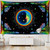 Celestial White Black Colorful Sun Moon Mandala Wall Hanging Tapestry Size 150x100cm