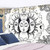 Celestial White Black Colorful Sun Moon Mandala Wall Hanging Tapestry Size  150x150cm