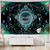 Celestial White Black Colorful Sun Moon Mandala Wall Hanging Tapestry Size 200x150cm