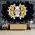 Celestial White Black Colorful Sun Moon Mandala Wall Hanging Tapestry Size 275x180cm
