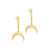Geometric Stainless Star Moon Cross Thin Circle Hoop Earrings
