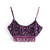 Purple Floral Rayon Cotton Top & Sashes Drawstring Pants Set