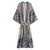 Boho Floral Print Maxi Kimono Robe