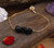 Natural Amazonite Stone Chip Beads Gold Chain Bracelet