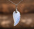 Natural Labradorite Turquoises Angel Wings Choker Necklace
