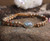 Natural Labradorite Quartz Beads Knotted Braided Bracelet