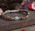 Natural Labradorite Quartz Beads Knotted Braided Bracelet