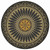 Mandala Modern Living Room Round Printed Rug Size Diam 60cm(23.6inch)