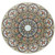 Mandala Modern Living Room Round Printed Rug Size Diam 100cm(39.3inch)