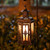 Vintage Metal 10 Inch Hanging Lantern Candle Holder
