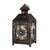 Retro Iron Glass Wind Hanging Lantern Candle Holder
