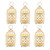 Small Hollow Metal Birdcage Candle Holder Lantern