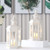 Retro Iron Glass Table Candle Holder Lantern