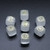 Natural Yoga Seven Chakra Reiki Healing Crystal Runes Set