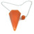 Natural Healing Crystal Gemstones Hexagonal Amulet Pendulum