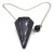 Natural Healing Crystal Gemstones Hexagonal Amulet Pendulum