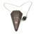 Natural Healing Crystal Gemstones Hexagonal Amulet Pendulum