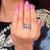 Three-Tone Lapis Lazuli Spinning Meditation Ring
