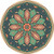 Retro Ethnic Style Nordic Ins Swivel Bohemia Rug 100x100cm